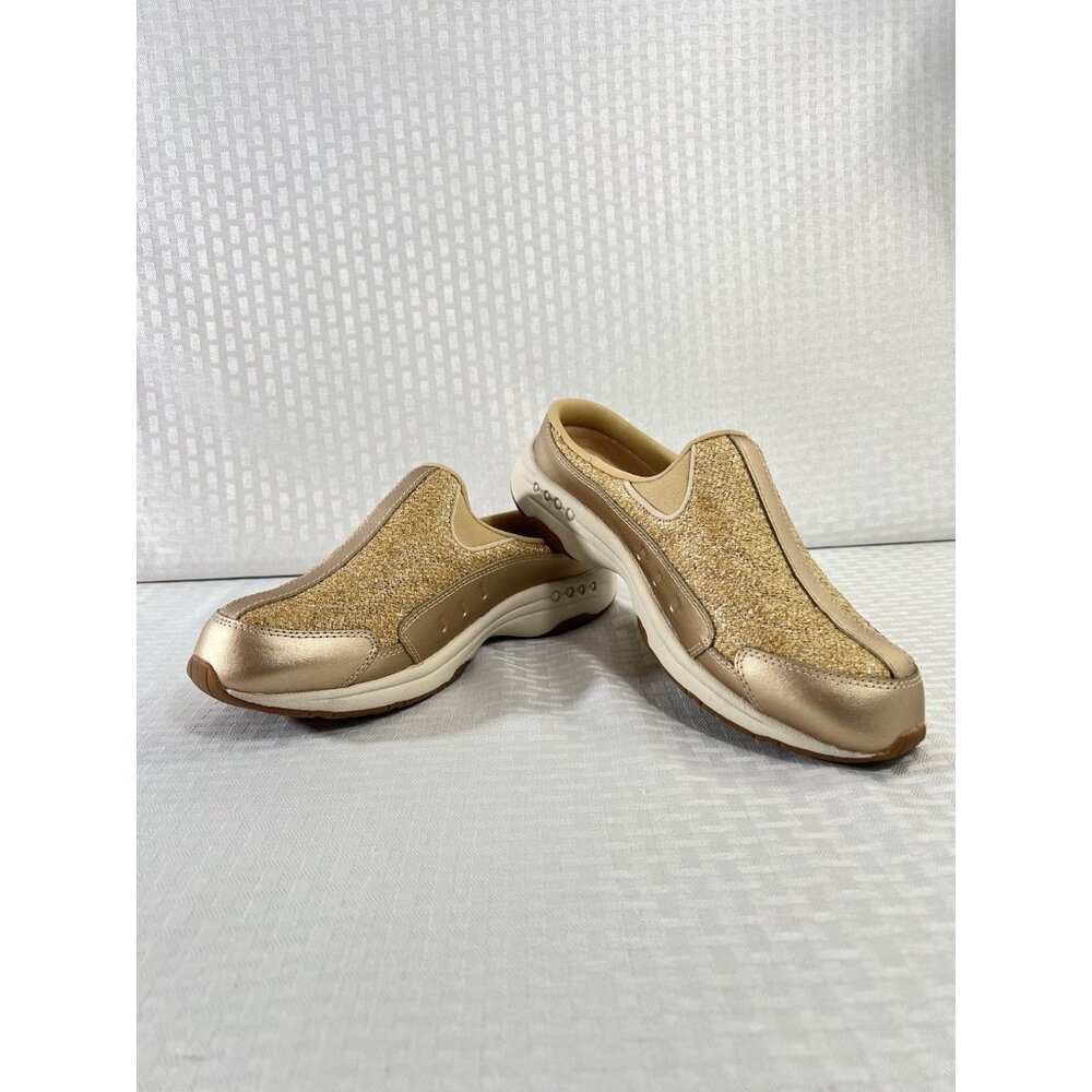 Easy Spirit Women’s Slip Ons‎ Size 8 Gold Leather & Textile On Uppers quality